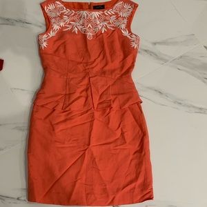 Tahari arthur s levine coral dress